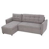 thumbnail of HOMCOM Divano Letto Angolare 3 Posti con Chaise Contenitore in Tessuto