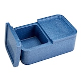 thumbnail of CAMBRO - EPPMD4428-159 - Caja EPP isotérmica para entrega de menú menú con dos compartimentos 43,7 x 27,6 x 17,5 - Azul