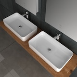 thumbnail of Alpenberger Design Keramik Waschbecken | Aufsatzwaschbecken mit Nanobeschichtung | Modernes Handwaschbecken für Badezimmer & Gäste-WC