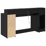 thumbnail of vidaXL Schreibtisch Schwarze Eiche 160 x 55 x 91 cm Holzwerkstoff