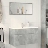 thumbnail of vidaXL Waschbeckenunterschrank Betongrau 90x38,5x46 Holzwerkstoff