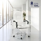 thumbnail of Bürostuhl Castle Kunstleder weiß