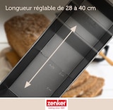 thumbnail of Zenker Black Metallic Brotbackform Ausziehbar, Brot Form, Kastenform, Backform, Kuchenform, Stahlblech mit Antihaftbeschichtung / Antihaft Classic,