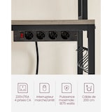 thumbnail of Helloshop26 - Estante de cocina con regleta soporte para microondas estante de almacenamiento con panel de malla de alambre 14 12_0005668