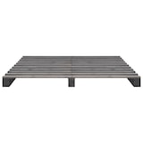 thumbnail of vidaXL Palettenbett Grau Massivholz Kiefer 160×200 cm