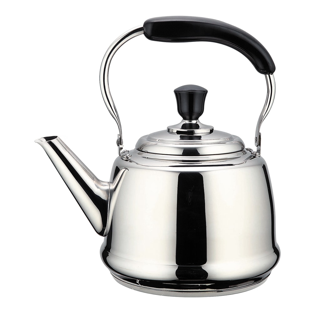 Bouilloire Claudette 4 l en inox -  400.00 cl Argent / Métallique Rond Acier Inoxydable (inox  Beka 25.50x25.50 cm