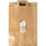 thumbnail of 50 Tragetaschen, Papier 44 cm x 32 cm x 17 cm braun mit Tragegriff