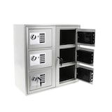 thumbnail of Caja fuerte con cerradura digital con 6 compartimentos