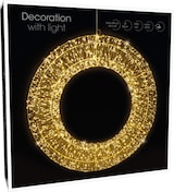 thumbnail of WellHome - Leuchtender Metallring mit 1800 warmweißen Micro-LEDs 58x13x58cm