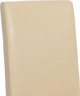thumbnail of Esszimmerstuhl Littau, Küchenstuhl Stuhl, Kunstleder ~ creme, helle Beine