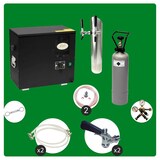 thumbnail of Komplett Set Zapfanlage, Bierzapfanlage AS-40, 2-leitig, Durchlaufkühler, Nasskühler - Untertheke, inkl. Schanksäule, ohne,5 Liter Adapter