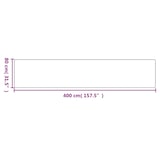 thumbnail of vidaXL Tapijtloper 80x400 cm sisal-look zandkleurig
