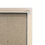 thumbnail of Cadre incurvé moderne 30x40 cm en bois blanc avec panneau MDF robuste et verre Crilex pour photos, photos, affiches, documents, diplômes