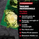 Tagliere Professionale In Plastica PP 600x400x20 Mm - Nero, Lavabile In Lavastoviglie, Anti Scivolo, Per Cucine HACCP