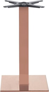 thumbnail of Bistrotisch HPL Compact Premium | 80x80 cm Dunkler Schiefer | Rosé-Gold-Gestell 40x40 cm