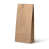 thumbnail of greenbox - Blockbeutel XL, 20 x 11 x 44,5 cm, PP-Folie, braun, Kraftpapier, 400 St.