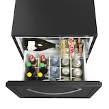 thumbnail of TEFCOLD Miinibar de cajón, acero y vidrio, refrigeración profesional, Negro