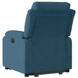 thumbnail of vidaXL Massagesessel mit Aufstehhilfe Blau Samt