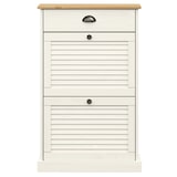 thumbnail of Helloshop26 - Armoire à chaussures range chaussures rangement meuble entrée couloir salon 60 x 35 x 96 cm bois massif de pin blanc 02_0022112