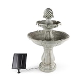 thumbnail of Vogelsbrunn Springbrunnen 60x90cm 3W Solar Akku Beton-Optik Grau gesprenkelt