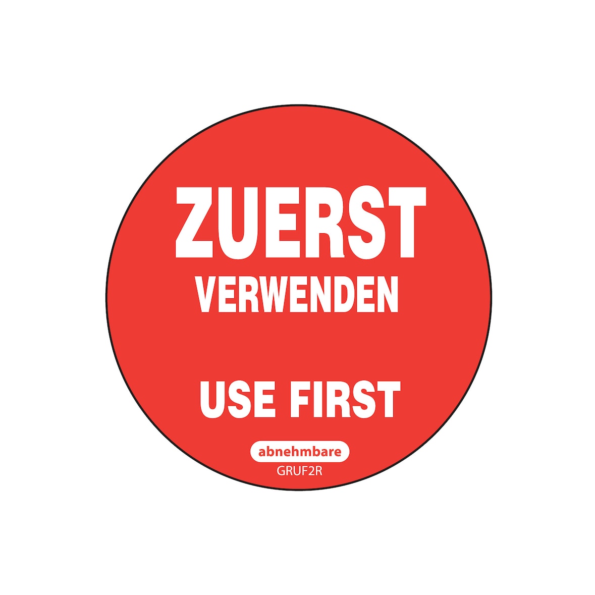 HACCP "Zuerst Verwenden"