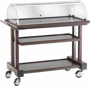 Carrello servizio 3 piani ristorante dolci cm 115x55x108 RS3421
