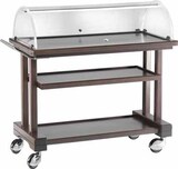 thumbnail of Carrello servizio 3 piani ristorante dolci cm 115x55x108 RS3421