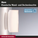 thumbnail of Paulmann Plafonnier LED Maro  IP44  3000K 430lm 230V 6,8W  Blanc 71081