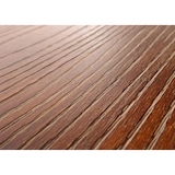 thumbnail of Bartafel HWC-N21, statafel bistrotafel, voetensteun industrieel metaal massief hout grenen 108x120x61cm ~ bruin