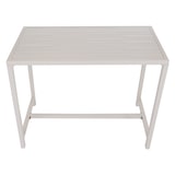 thumbnail of Décoshop26 - Table haute extérieure table de bar jardin 105 x 130 x 65 cm structure acier thermolaqué crème 04_0008742