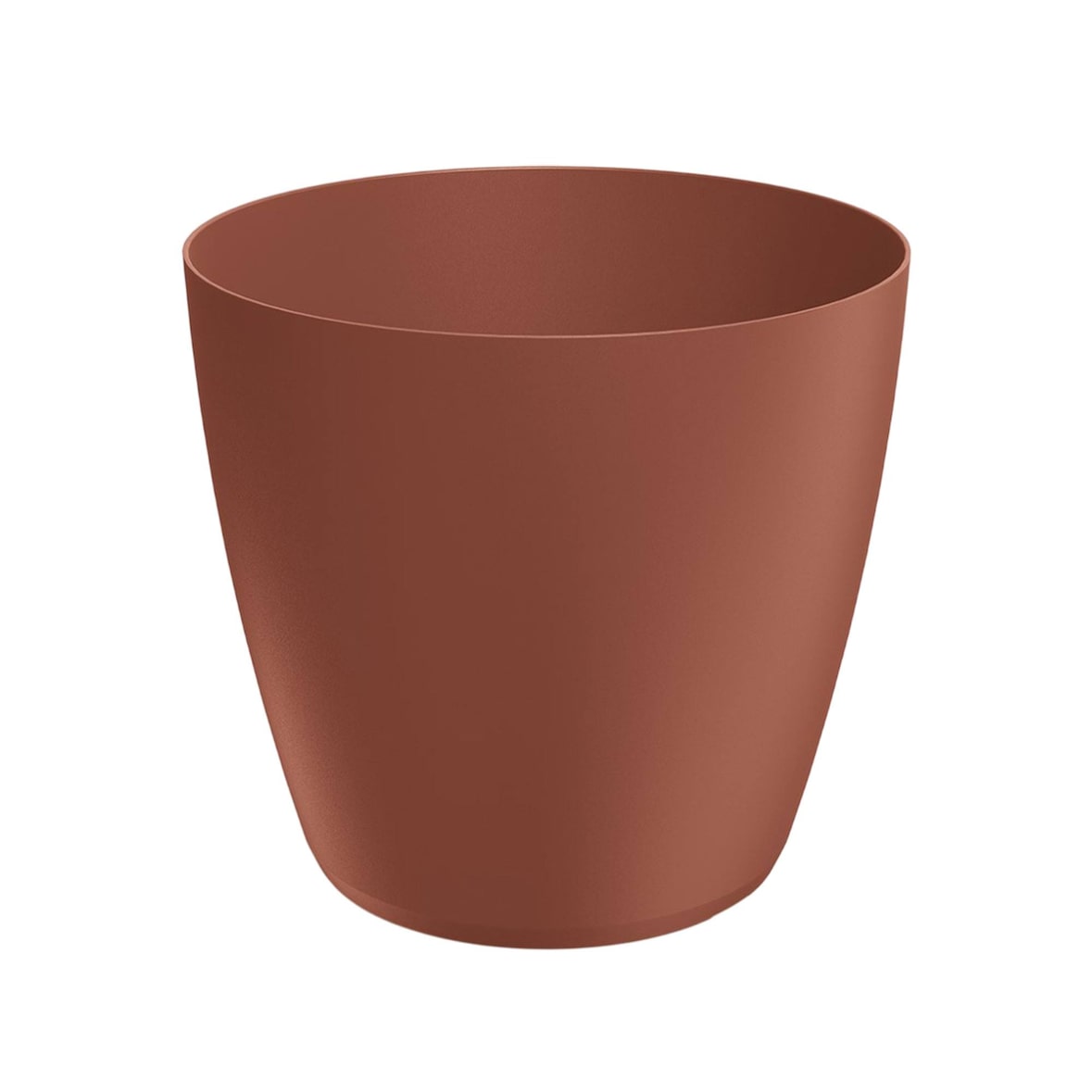 Prosperplast - Vaso Mate 17,8cm na cor tijolo queimado