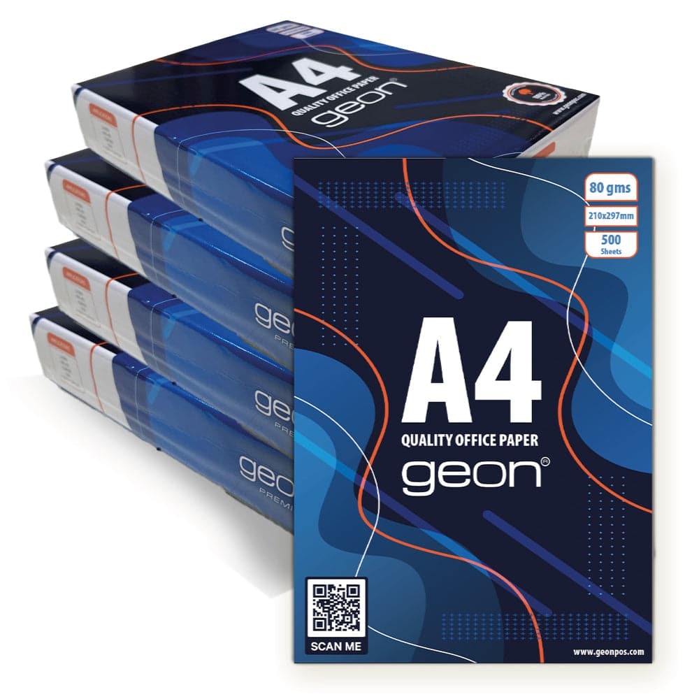 5 Cajas de 2500 Folios A4 de 80gr - Papel Multiusos Blanco para Fotocopiadora e Impresora multifunción