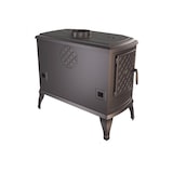 thumbnail of Estufa de leña independiente con apertura a la izquierda y CookTop - P7 (10,5 KW) ECO