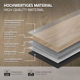 thumbnail of ML-Design PVC Bodenbelag Click Vinyl 4,62 m² 21 Dielen 122x18x0,42 cm Golden Hour Eiche Braun Holzoptik Wasserfest