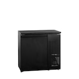 thumbnail of TEFCOLD Refrigerador de barriles, acero y vidrio, 880 x 590 x 860 mm, refrigeración profesional, Negro