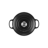 thumbnail of Le Creuset Signature Roaster round 24cm black Schwarz (21177240000430)