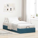 thumbnail of vidaXL Ottoman-Bett ohne Matratze Dunkelblau 90x200 cm Samt