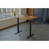 thumbnail of KAWOLA Schreibtisch LORA mit Monitorhalterung elektrisch höhenverstellbarer Schreibtisch 180x90cm mit Baumkante massiv