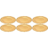 thumbnail of Dessous d'assiette en plastique doré Royal (Lot de 6) The Home Deco Factory