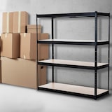 thumbnail of Metalen zwaarlast stelling 160x60x180 cm zwart