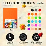 thumbnail of Fieltro para Manualidades, Fieltro de Colores, Suave y Flexible, 40x60cm - m-office (blanco, 40 uds)