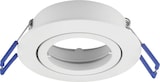 thumbnail of Einbaurahmen schwenkbar mit Druckring Ø 82 mm weiß