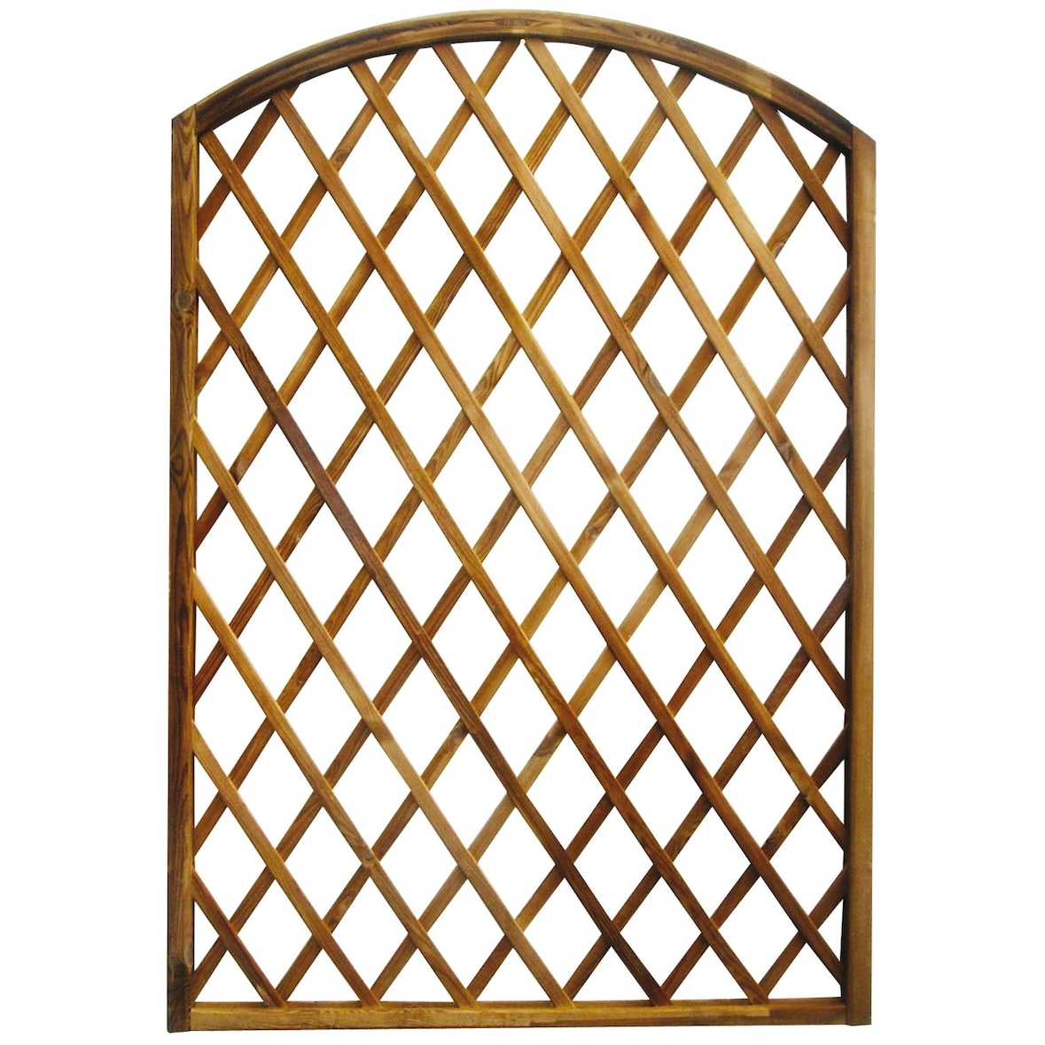 Pannello in legno di pino impregnato traliccio ad arco per recinzioni e decorazioni piante rampicanti LASA - 150xH180 cm