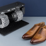 thumbnail of H.Koenig Cireur de Chaussures Électrique, 3 en 1, Cireuse, Distributeur de Cire, 120 W, Noir U600, Gris Anthracite