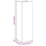 thumbnail of vidaXL Sonnenschirmhalter Anthrazit 15,5 x 15,5 x 49 cm Metall
