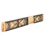 thumbnail of Lot de 2 bancs pliants en bois 180 cm