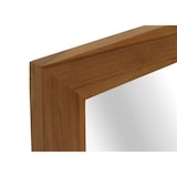 thumbnail of Espejo de pared de teca HWC-M75, espejo de baño, marco de madera, teca de calidad B (duramen, 20-30 años), 71x80cm