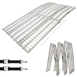 thumbnail of TRUTZHOLM Auffahrrampe 3-teilig klappbar 305 cm Alu grau Motorradrampe Verladerampe Pickup Rampe