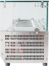 thumbnail of Romux® Kühlvitrinen für Tapas 120x33x44 cm aus Edelstahl und Glashaube mit 5 Becken GN 1/4 | Gekühlte Vitrine mit digitalem Dixell-Thermostat