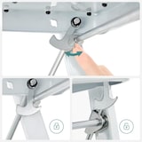 thumbnail of Escadote, Escadote Dobrável com 2 Degraus, Fecho de Segurança, até 150 kg, (2 Degraus Branco 87-82x55x46,5cm)